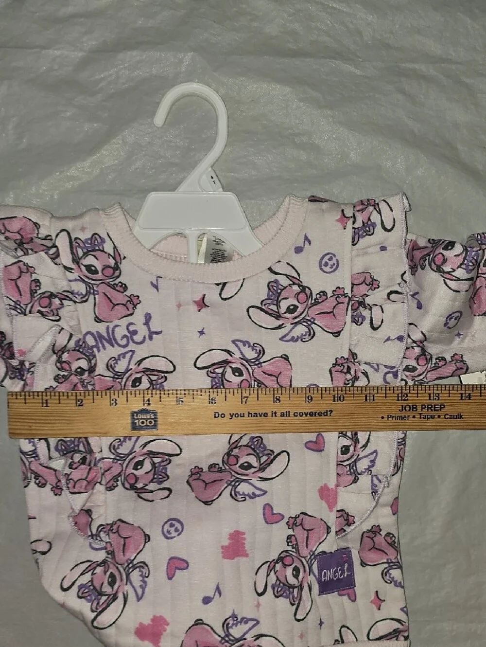 Disney Stitch 2pc Set Girls 4T Long Sleeve Top & Pants New